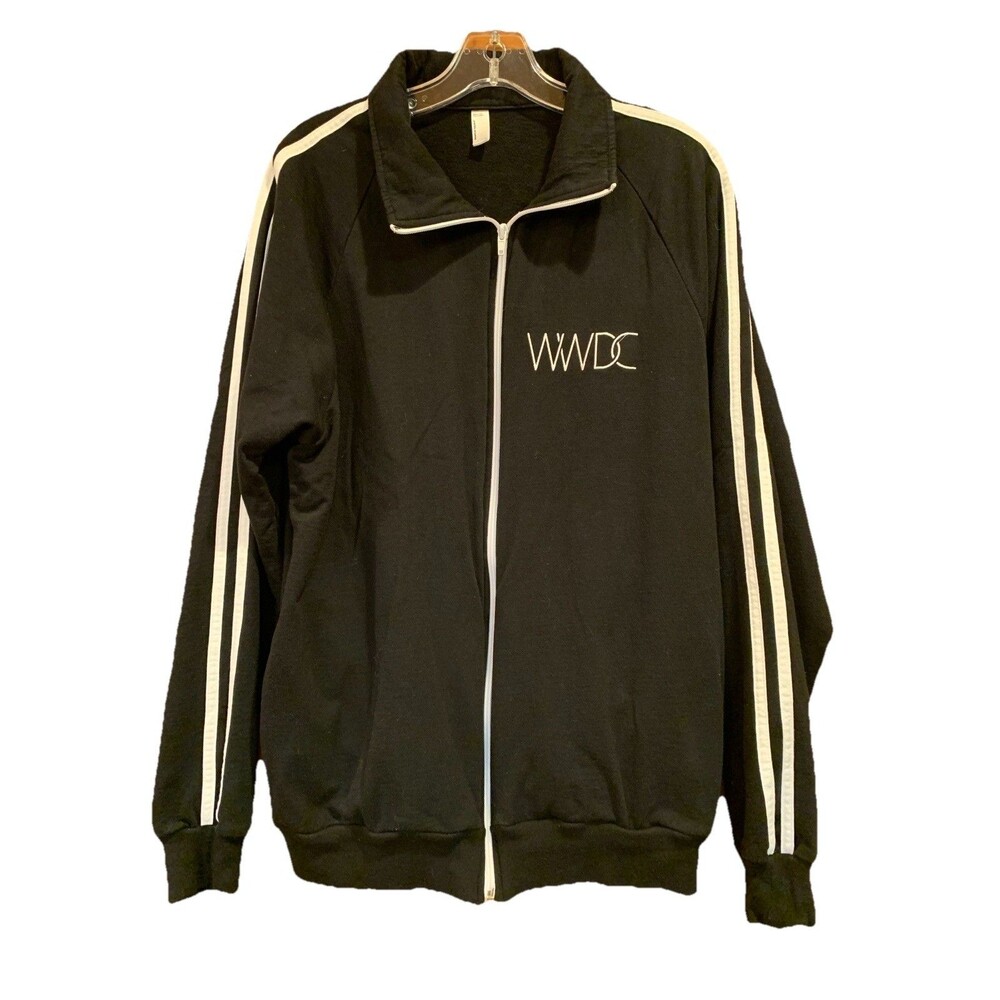 American Apparel Full Zip Track Jacket WWDC 12 Worldwide Developers Conf Large